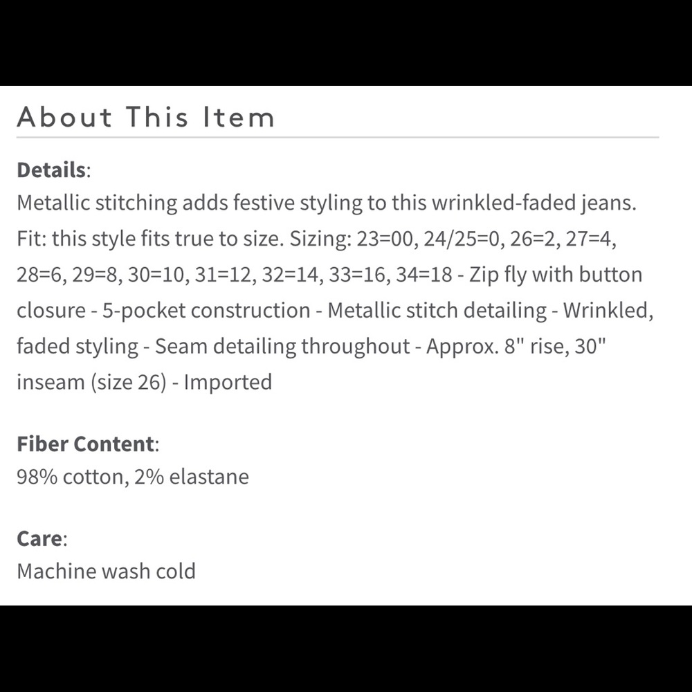 Rock Revival Metallic wrinkled Skinny Jeans 27 - Picture 5 of 8